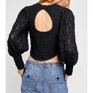 Free People Tea Time Long Sleeve Top
